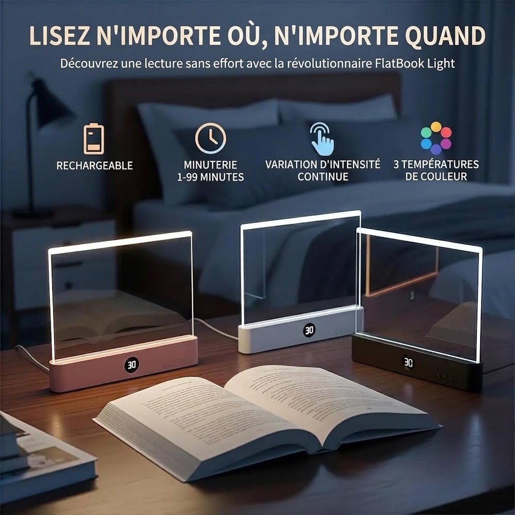 SEILN LumiRead™ – Lampe de lecture rechargeable