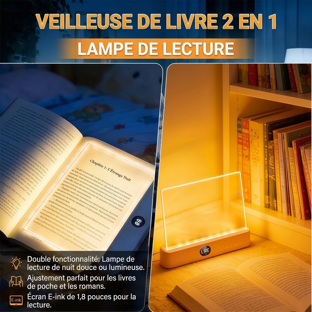 SEILN LumiRead™ – Lampe de lecture rechargeable
