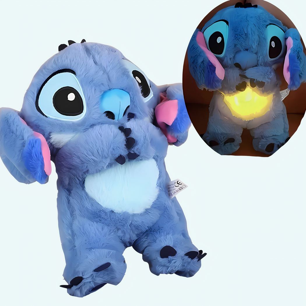 SEILN – Peluche Stitch Apaisante avec Lumière & Musique