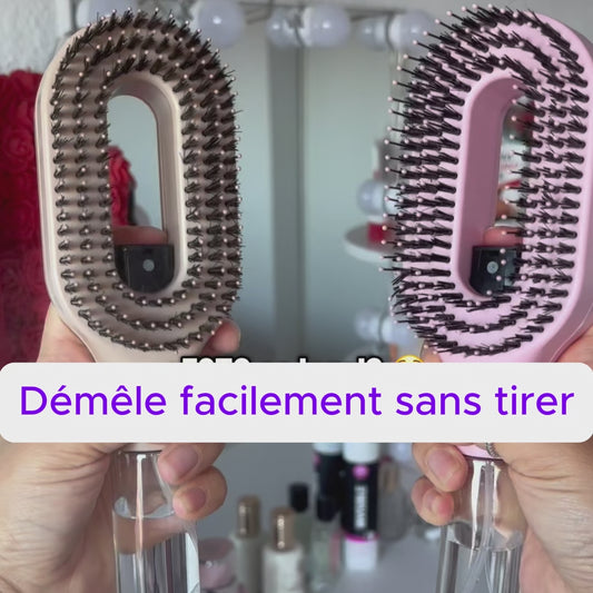 Brosse hydratante cheveux
